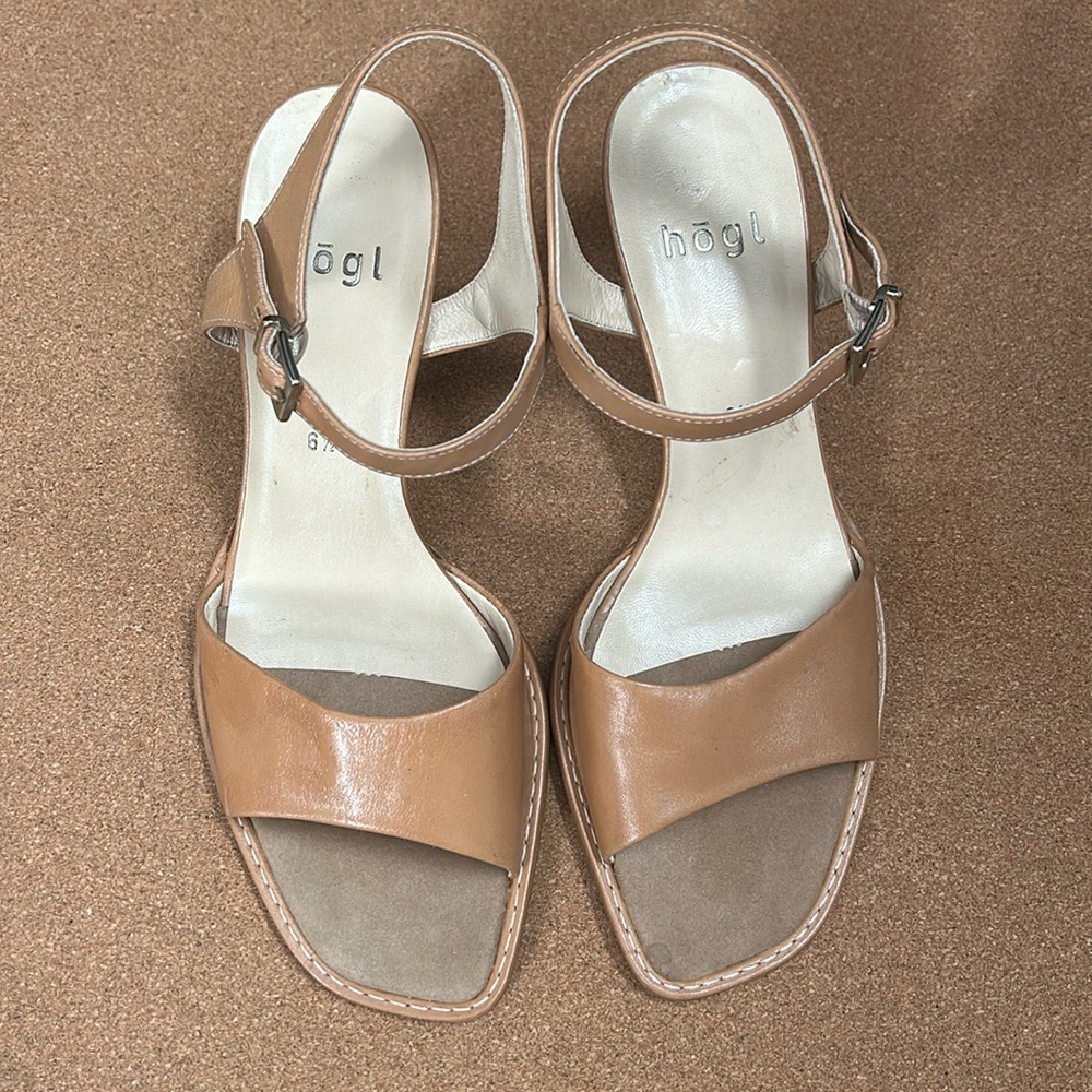 HÖGL Tan Sandals size UK 6.5 US 8